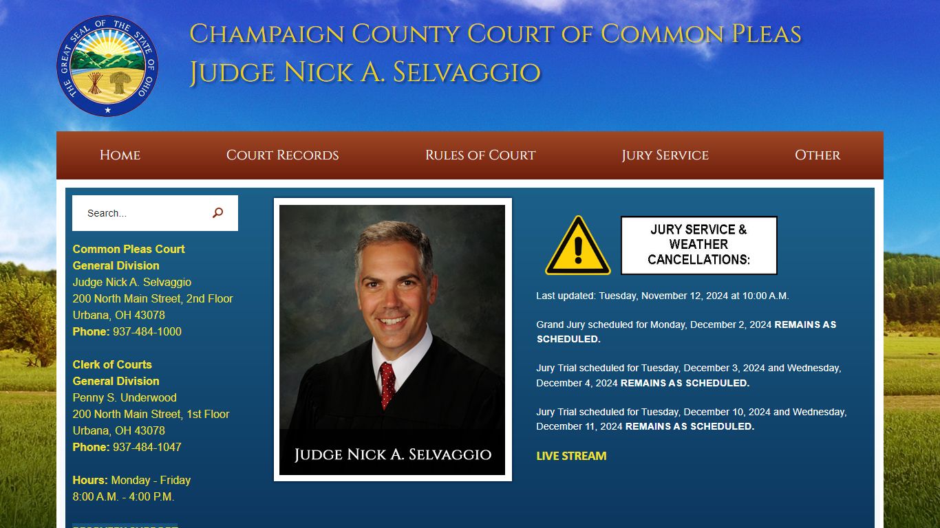 Champaign County Common Pleas Court, OH | Official Website